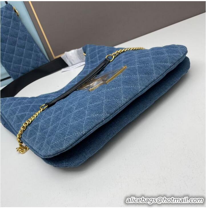 Traditional Specials SAINT LAURENT SHOPPING Denim bag Y203434 blue