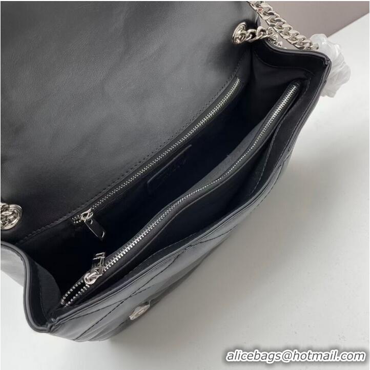 Famous Brand SAINT LAURENT LEATHER BAG Y203737 BLACK