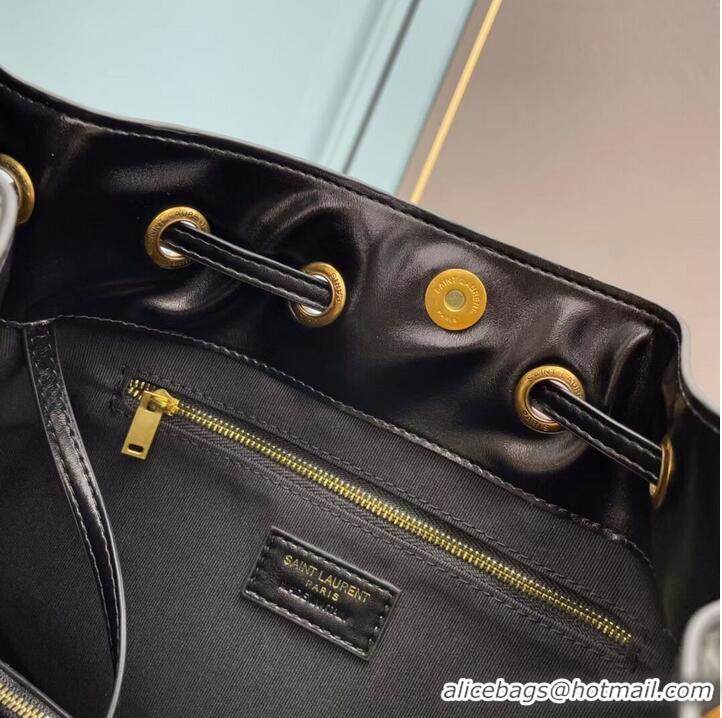 New Style SAINT LAURENT KAIA SMALL SATCHEL IN SHINY LEATHE Y208132 black