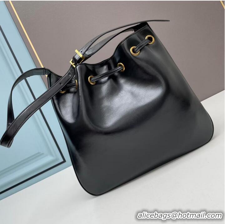 New Style SAINT LAURENT KAIA SMALL SATCHEL IN SHINY LEATHE Y208132 black