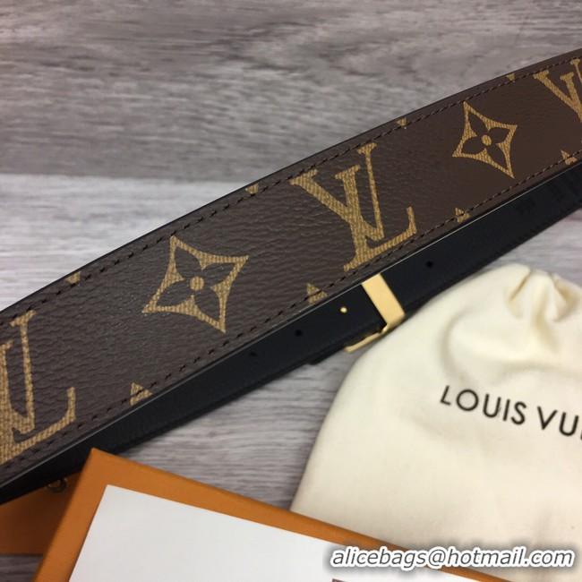 Stylish Louis Vuitton 30MM REVERSIBLE BELT M0451S