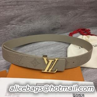 Sumptuous Louis Vuitton DAMIER LV 35MM REVERSIBLE BELT M0453S