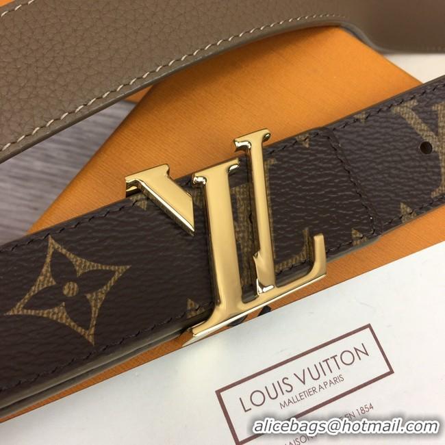 Pretty Style Louis Vuitton calf leather 35MM BELT M0454S