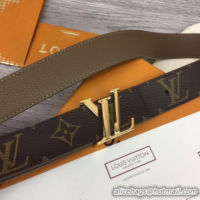 Pretty Style Louis Vuitton calf leather 35MM BELT M0454S