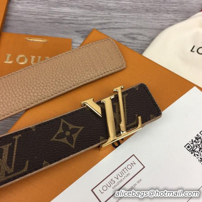 Pretty Style Louis Vuitton calf leather 35MM BELT M0454S