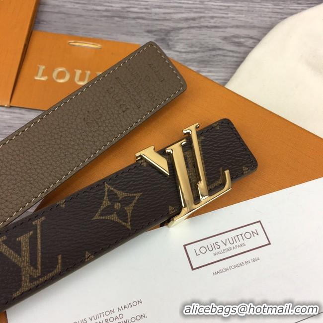 Pretty Style Louis Vuitton calf leather 35MM BELT M0454S