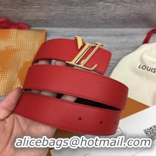 Shop Cheap Louis Vuitton calf leather 35MM BELT M0456S