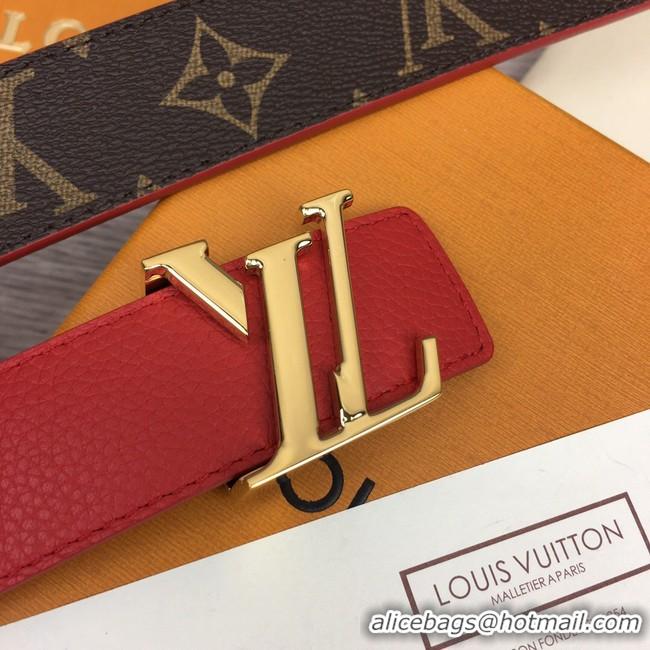 Shop Cheap Louis Vuitton calf leather 35MM BELT M0456S