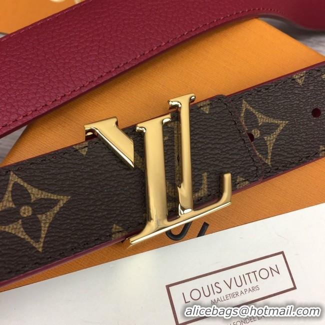 Shop Cheap Louis Vuitton calf leather 35MM BELT M0456S