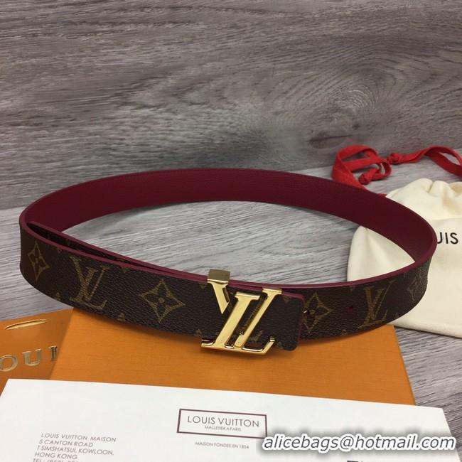 Shop Cheap Louis Vuitton calf leather 35MM BELT M0456S