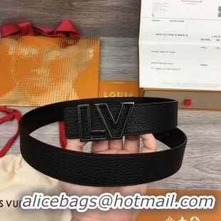 Low Cost Louis Vuitton calf leather 35MM BELT M0457S