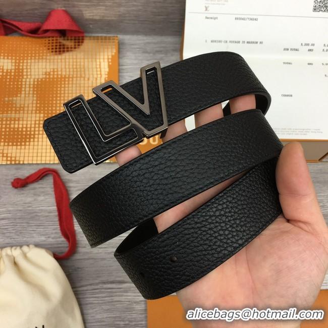 Low Cost Louis Vuitton calf leather 35MM BELT M0457S