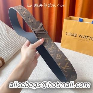 Top Grade Louis Vuitton calf leather 40MM BELT M0459S