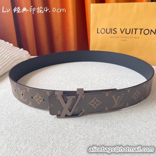 Top Grade Louis Vuitton calf leather 40MM BELT M0459S