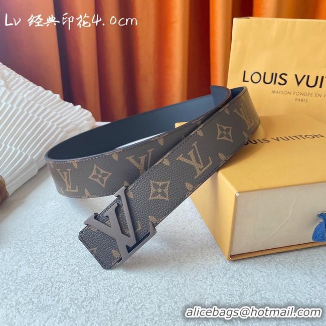 Top Grade Louis Vuitton calf leather 40MM BELT M0459S