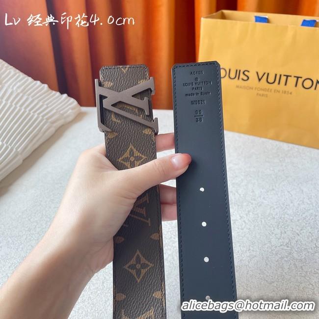 Top Grade Louis Vuitton calf leather 40MM BELT M0459S