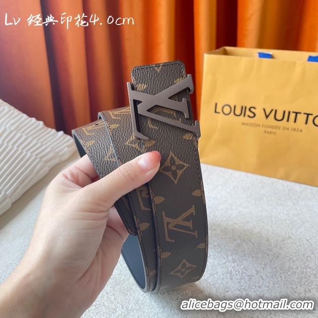 Top Grade Louis Vuitton calf leather 40MM BELT M0459S