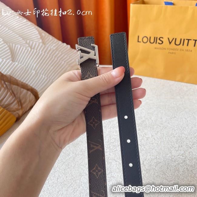 Best Product Louis Vuitton calf leather 20MM BELT M0465S