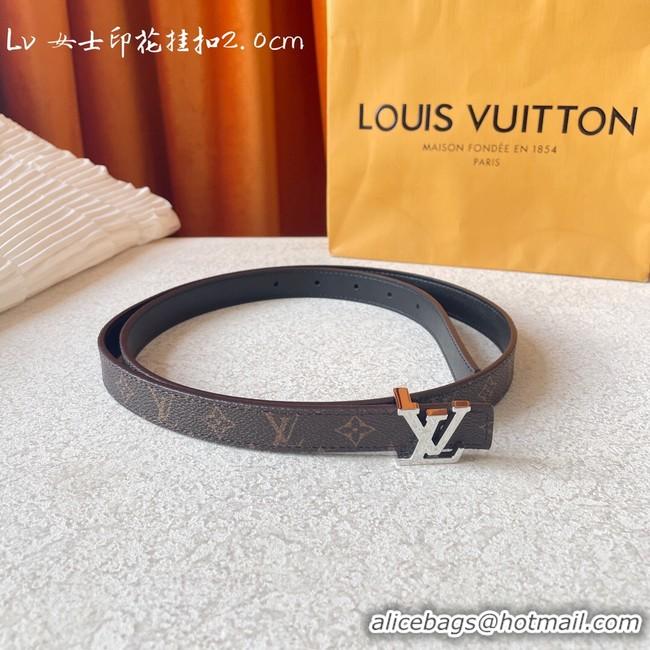 Best Product Louis Vuitton calf leather 20MM BELT M0465S