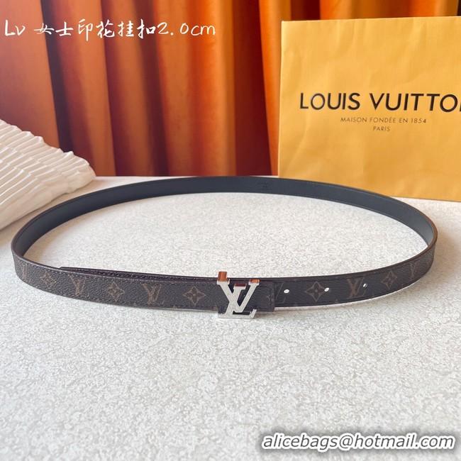 Best Product Louis Vuitton calf leather 20MM BELT M0465S