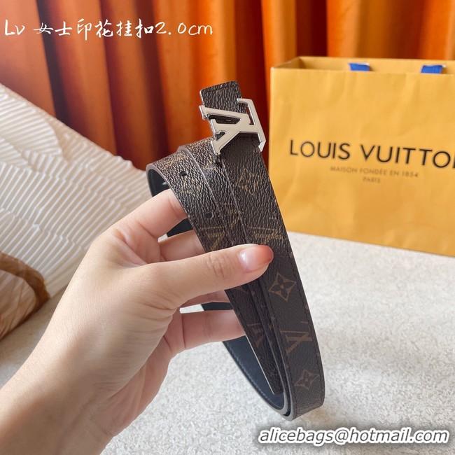 Best Product Louis Vuitton calf leather 20MM BELT M0465S