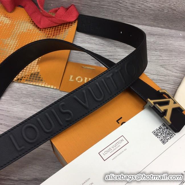 Low Price Louis Vuitton calf leather 35MM BELT M0466S