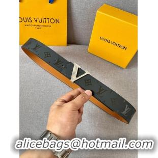 Good Quality Louis Vuitton calf leather 40MM BELT M0468S