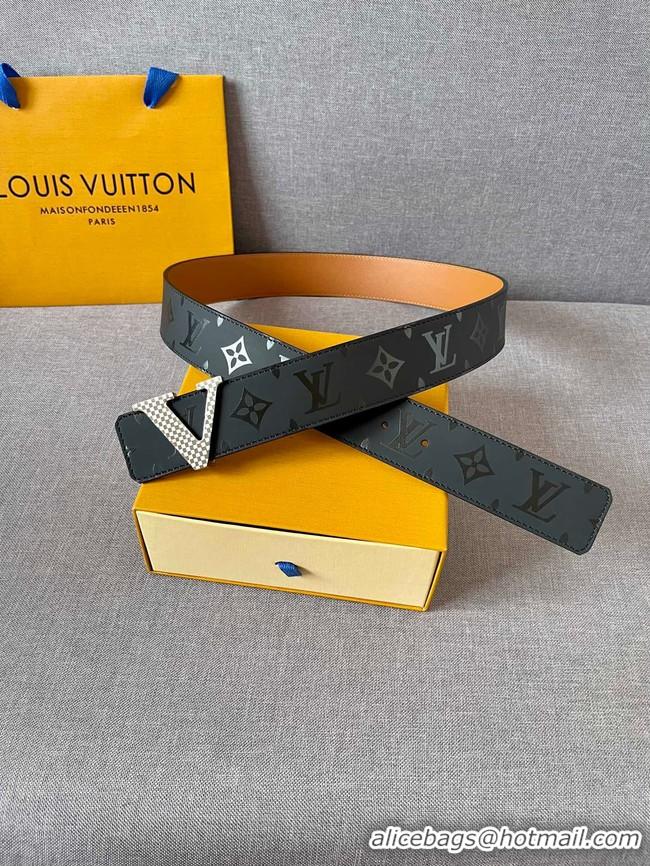 Good Quality Louis Vuitton calf leather 40MM BELT M0468S