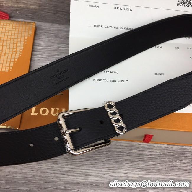 Discount Louis Vuitton calf leather 35MM BELT 2817