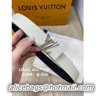 Unique Style Louis Vuitton 30MM Leather Belt 7097-1