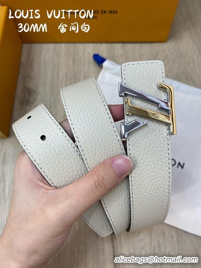 Unique Style Louis Vuitton 30MM Leather Belt 7097-1