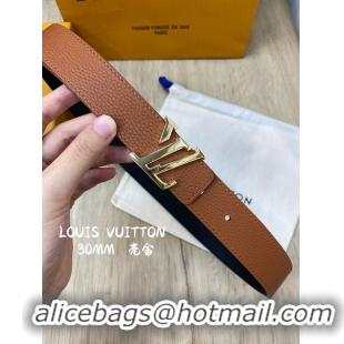 Good Quality Louis Vuitton 30MM Leather Belt 7097-2