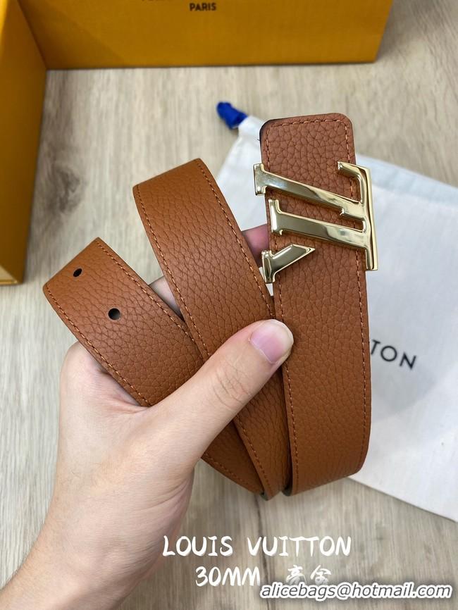 Good Quality Louis Vuitton 30MM Leather Belt 7097-2