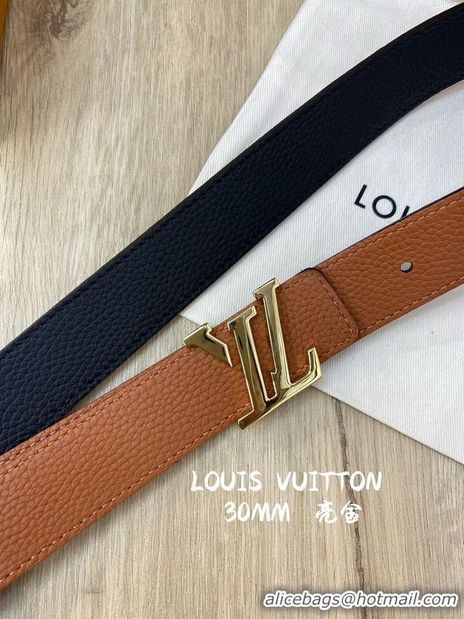 Good Quality Louis Vuitton 30MM Leather Belt 7097-2