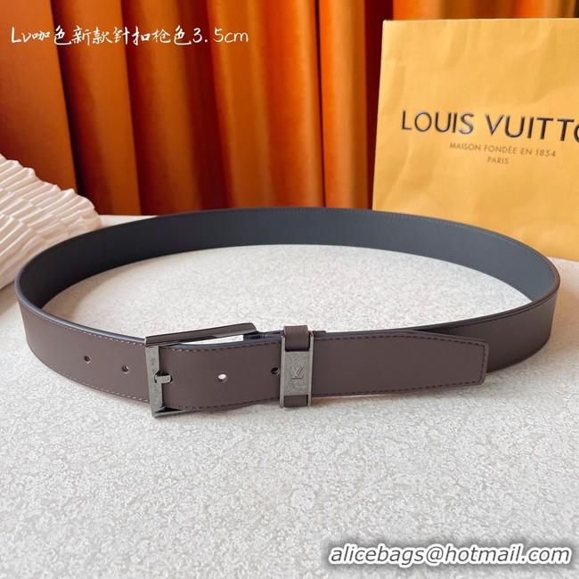 Stylish Louis Vuitton 35MM Leather Belt 7098-1