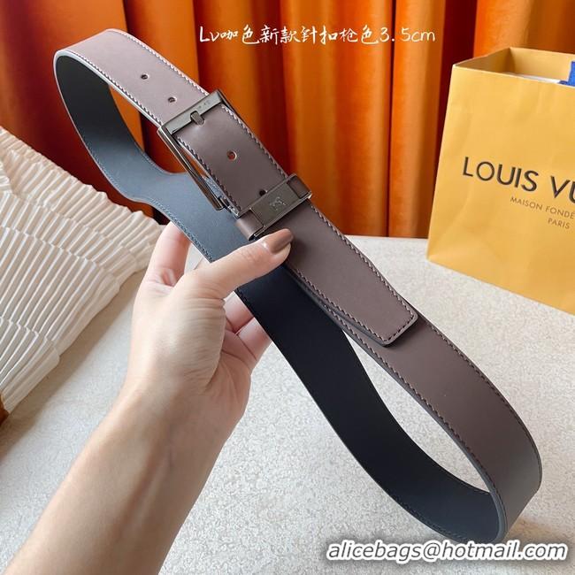 Stylish Louis Vuitton 35MM Leather Belt 7098-1