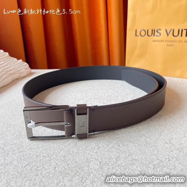 Stylish Louis Vuitton 35MM Leather Belt 7098-1