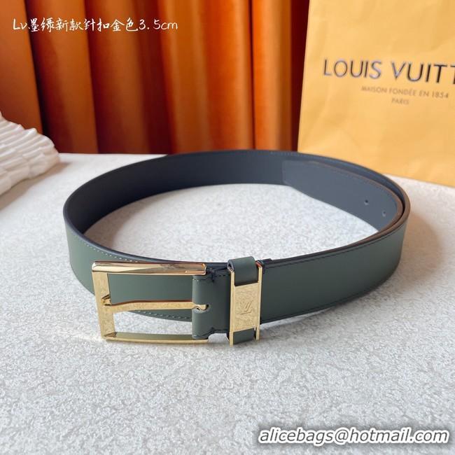 Best Grade Louis Vuitton 35MM Leather Belt 7098-5