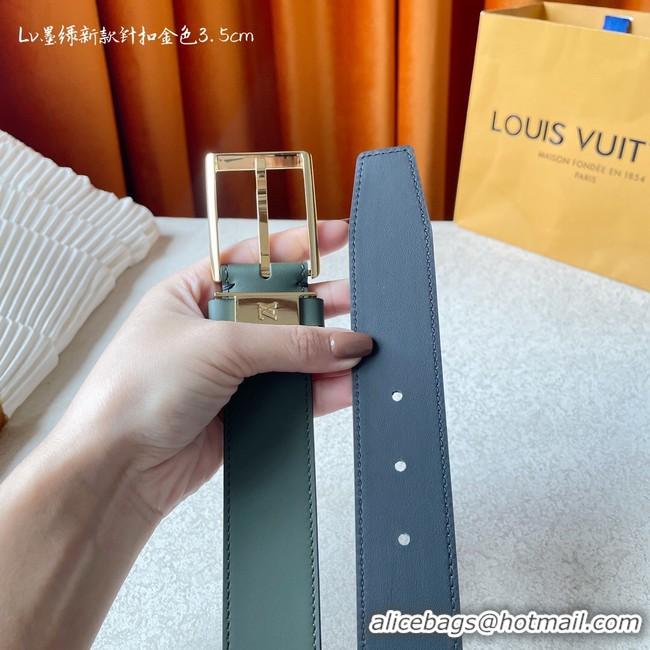 Best Grade Louis Vuitton 35MM Leather Belt 7098-5