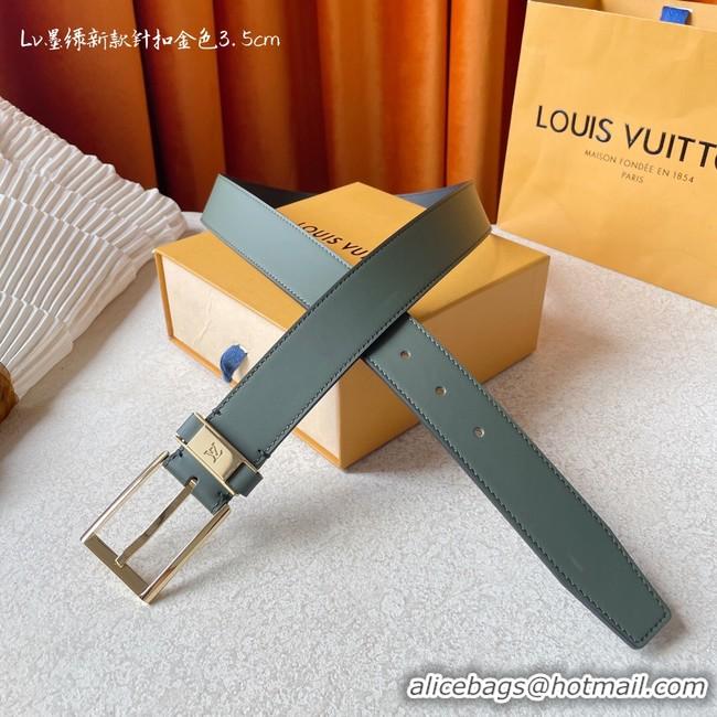 Best Grade Louis Vuitton 35MM Leather Belt 7098-5