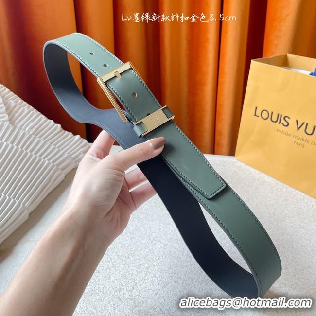 Best Grade Louis Vuitton 35MM Leather Belt 7098-5