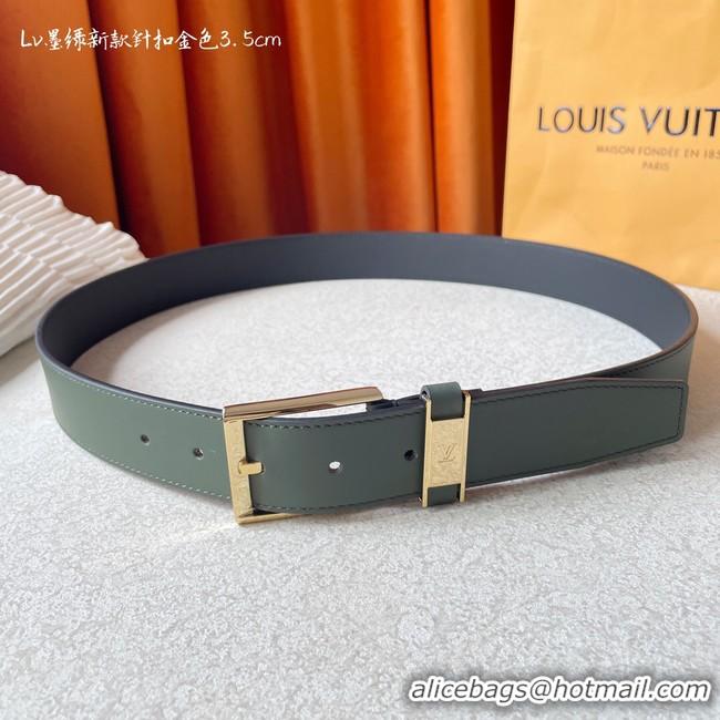 Best Grade Louis Vuitton 35MM Leather Belt 7098-5