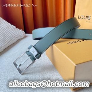 Sumptuous Louis Vuitton 35MM Leather Belt 7098-6