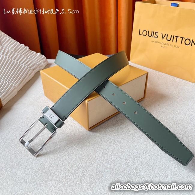 Sumptuous Louis Vuitton 35MM Leather Belt 7098-6