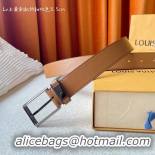 Stylish Louis Vuitton 35MM Leather Belt 7098-7