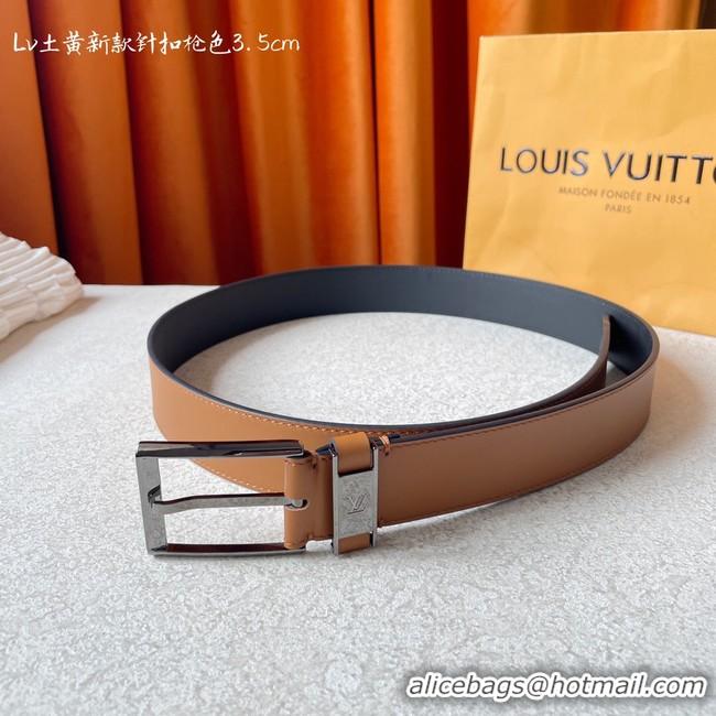 Stylish Louis Vuitton 35MM Leather Belt 7098-7