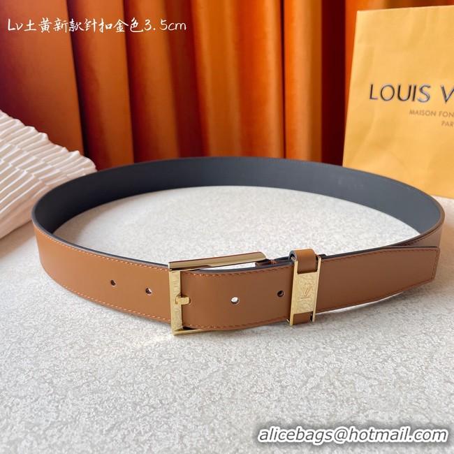 Classic Hot Louis Vuitton 35MM Leather Belt 7098-8