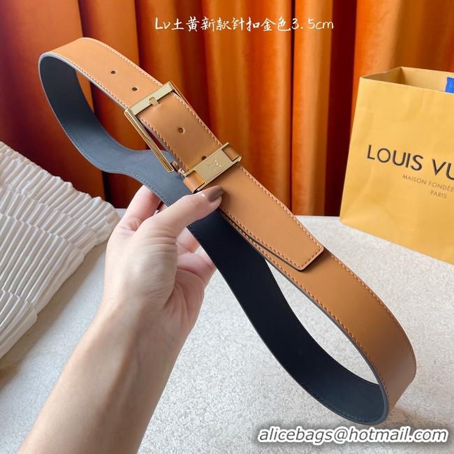 Classic Hot Louis Vuitton 35MM Leather Belt 7098-8