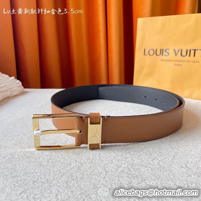 Classic Hot Louis Vuitton 35MM Leather Belt 7098-8