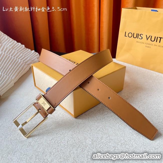 Classic Hot Louis Vuitton 35MM Leather Belt 7098-8